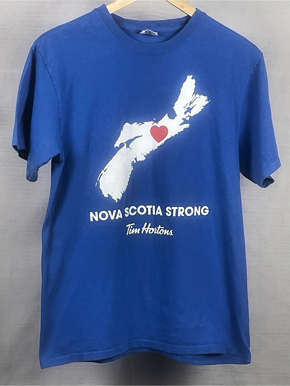 Tim Hortons Nova Scotia Strong T-Shirt Blue M